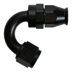 Końcówka przewodu 150° 8AN obrotowa żeńska Flare z tuleją Ferule/Olive PTFE DeatschWerks