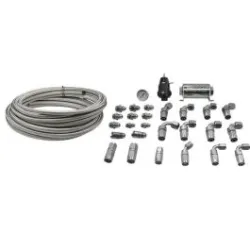 DeatschWerks Return Plumbing Kit PTFE 8AN Feed 6AN Return for Hemi 2006+
