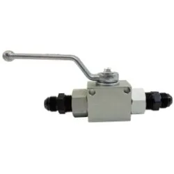 1/2 Inch Remote N20 In-Line Ball Valve with 8AN Fittings Nitrous Express NX 15158-8