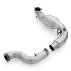 Downpipe z osłoną termiczną i katalizatorami Mercedes-AMG A35 GPF W177 4MATIC MS with GPF OFF 100 cpsi