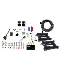 Dual 4150 Conventional Plate System Gasoline Stage 6 50-300Hp without Bottle Nitrous Express NX 30240-00