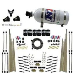 Three Stage 8-Cyl Dry Direct Port Nitrous System 10LB Nitrous Express NX 93206-10