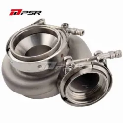 Pulsar PSR PTX28 Gen 1 / 2 Turbine Housing for 2860 / 2867 / 2871 Turbos Stainless Steel Dual V-Band 0.64A/R