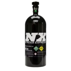 Czarna Butla do nitro Nitrous Express NX 11100B-6 4.5kg (10Lb) AN6 zawór lightning 500