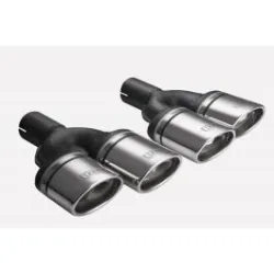 Uniwersalna końcówka tłumika owalna 95×65mm długość 200mm średnica montażowa 50mm