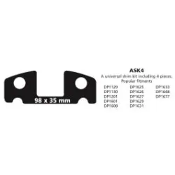 ASK4 Anti-squeal shim kits EBC Brakes
