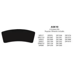 ASK10 Anti-squeal shim kits EBC Brakes