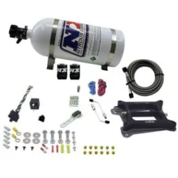 4150 Conventional Plate System Gasoline Stage 6 50-300Hp with 10Lb Bottle Nitrous Express NX 30040-10