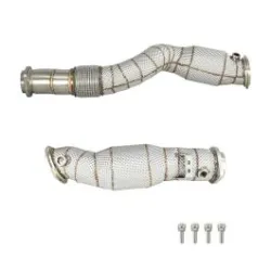 Downpipe FMIC.Pro BMW M2 M3 M4 G20 G80 S58 B30 2020- z katalizatorem i osłoną termiczną