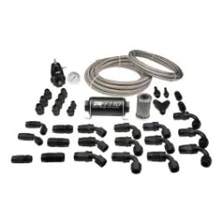 Return Plumbing Kit CPE 8AN Feed with 6AN Return DeatschWerks for Toyota Supra A90 / BMW M3 / M4
