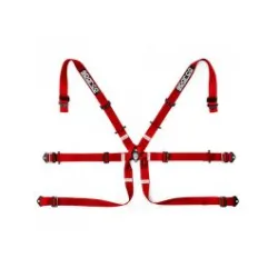 Sparco Harness 6-Points 2" Formula Red FIA Approved 8853-2016 up to 2029