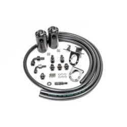 Dual Catch Can Kit for Toyota Tundra 07-21 Fluid Lock Radium Engineering