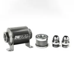 DeatschWerks In-Line Fuel Filter Kit -10AN 5 Micron 70mm