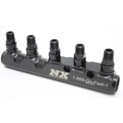 5 Port Fuel Log with Fittings Nitrous Express NX 15845