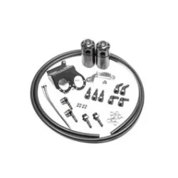 Dual Catch Can Kit CCV Fluid Lock Radium Engineering for Chevrolet Corvette LT1 2014-2019
