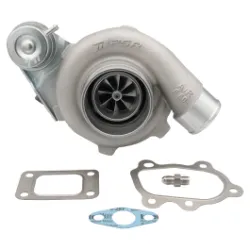 Turbosprężarka Pulsar PSR 2860 Gen2 475HP .64 T25 Wlot 5-Bolt Wylot IWG Stamping Aktuator 7.4PSI Łożyska kulkowe