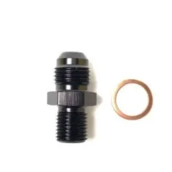 6AN Male to M12x1.25 Male Fitting Adapter Radium Engineering