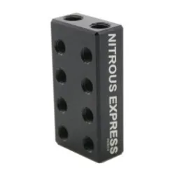 2 In / 16 Out Nitrous Fuel Distribution Block Nitrous Express NX 16174