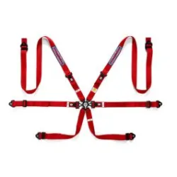 Sparco Martini Racing Harness Red FIA Approved 8853-2016 up to 2028