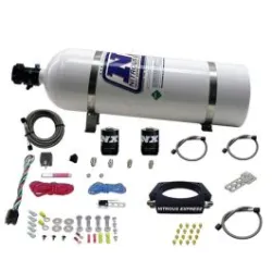 LS 90mm Plate System with 15Lb Bottle for GM Vehicles Nitrous Express NX 20934-15