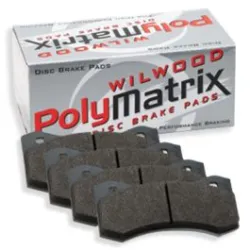 Klocki hamulcowe Wilwood 15A-5887K-B PolyMatrix A 8316 High-Temperature Racing Pads .63 Bedded-In
