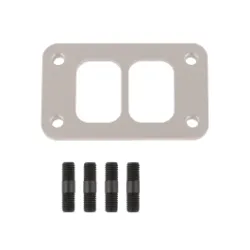 Flansza wydechowa kolektora nierdzewna SS304 T3 Twin Scroll ze szpilkami