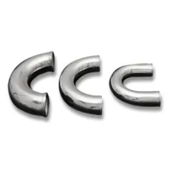 Kolanko aluminiowe 180' 95mm, 30cm