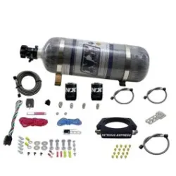 LS 90mm Plate System with 12Lb Carbon Bottle for GM Vehicles Nitrous Express NX 20934-12