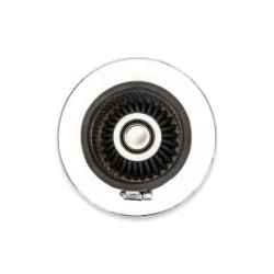 Stożkowy filtr powietrza - średnica montażowa 89mm srebrny