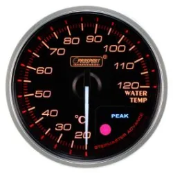 Wskaźnik Prosport Premium temperatura wody 52mm bursztynowy