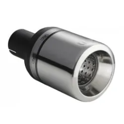 Uniwersalna końcówka tłumika okrągła 100mm długość 120mm średnica montażowa 50mm