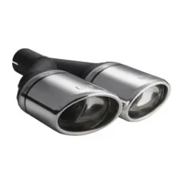 Uniwersalna końcówka tłumika owalna 120×80mm długość 250mm średnica montażowa 50mm