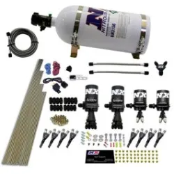 8 Cylinder Shark Direct Port Lightning 375 Solenoids 200-2100Hp Jets with 10Lb Bottle Nitrous Express NX 90506-10