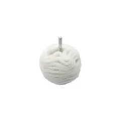 FLEXIPADS 75mm WHITE Non-Scratch Scruff Ball