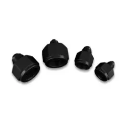 AN10 AN8 JIC Nypel adapter redukcyjny prosty żeńsko męski Czarny