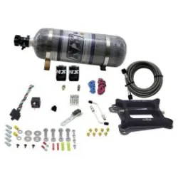 4150 Conventional Plate System Alcohol Pro-Power 100-500Hp with 12Lb Carbon Bottle Nitrous Express NX 50045-12