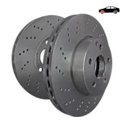 D2206D Premium Tarcze hamulcowe EBC Brakes Mercedes-Benz AClass W177 A220D AClass W177 A250 AClass W177 A35 AMG AClass Saloon V177 A220D AClass Saloon