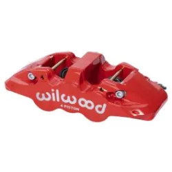 Uniwersalny zacisk hamulcowy 4 tłoczkowy Wilwood 120-15598 Aero4-DS czerwony
