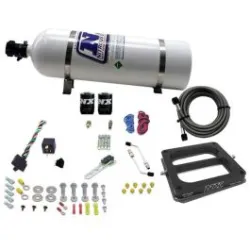 4500 Hitman Dominator Nitrous Plate System 100-150-200Hp with 15Lb Bottle Nitrous Express NX 40070-15