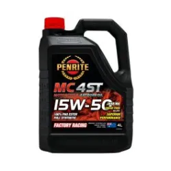 Olej silnikowy motocyklowy Penrite MC-4ST 15W-50 100% PAO ESTER Full Synthetic 4L