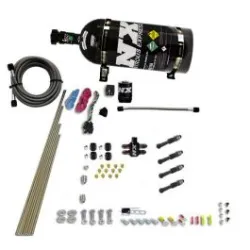 Zestaw Nitro Nitrous Express czarna butla NX 93046-10B Suchy bezpośredni 4 CYL