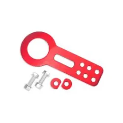 Hak holowniczy Prosty Czerwony