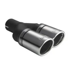 Uniwersalna końcówka tłumika okrągła 70mm długość 200/180mm średnica montażowa 60mm