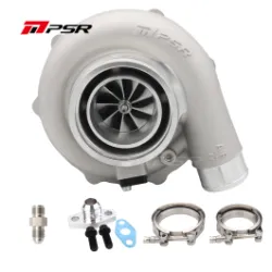 Turbocharger Pulsar PSR Forward Rotation 6262G Dual Ball Bearing 900HP Standard 0.75A/R 2.5" Outlet T3 Divided Inlet V-Band Outlet 0.86A/R