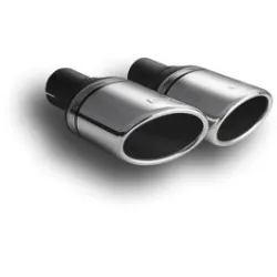 Uniwersalna końcówka tłumika owalna 95×65mm długość 120mm średnica montażowa 60mm