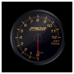 Wskaźnik Pro G Race Series 2 RC, temperatury spalin EGT °C RED 52mm