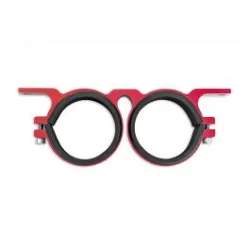 Podwójne mocowanie pompy paliwa 60mm Czerwony