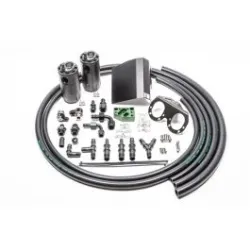 Dual Catch Can Kit for Subaru EJ Turbo 02-21 Fluid Lock Radium Enginnering