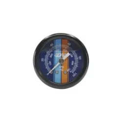 DeatschWerks Fuel Pressure Gauge - Liquid Filled Blue Face with DW Logo