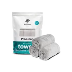 KAVALIER ProClean Microfiber Towel - SoftExtreme Plush Perfection 500 Grey 3pack KAVALIER ProClean Microfiber Towel - SoftExtreme Plush Perfection 500 Grey 3pack